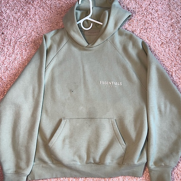Essentials Fear of God Seafoam Hoodie
